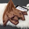 70cm Plaid Silk Scarf Head Wrap Women - Vintage Versatile Elegant New Arrival - Kép 2