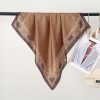 70cm Plaid Silk Scarf Head Wrap Women - Vintage Versatile Elegant New Arrival - Kép 4