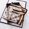 Korean Style crushed flower 70cm silk scarf sale - New Versatile Trendy - 画像 (4)