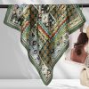 Ethnic Style Women's Silk Scarf - Soft Lightweight Sunscreen Multi-Use Accessory — изображение 4