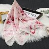 Chic 70cm Chanel Style Silk Scarf - Soft Square for Women's Neck Wear — изображение 2