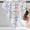 Tulip Floral Versatile Silk Scarf - Women‘s Lightweight Sun Shawl, Fresh Square - 画像 (4)