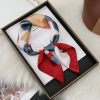New Fashion Floral Print Silk Square Scarf - 70cm Office Neck Wrap for Women