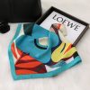 New Trendy Floral 70cm Silk Scarf - Premium Colorful Print Accessory for Women - immagine 3