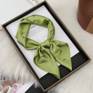 Ny Dam's 70cm Sidenhalsduk - Måsgrön Mode Premium Business Accessoar
