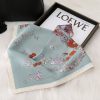 New Women's Printed 70cm Square Silk Scarf - Spring Autumn Fashion Korean Style Premium Accessory - Billede 3